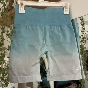 Gymshark Ombré Seamless Shorts - Blue